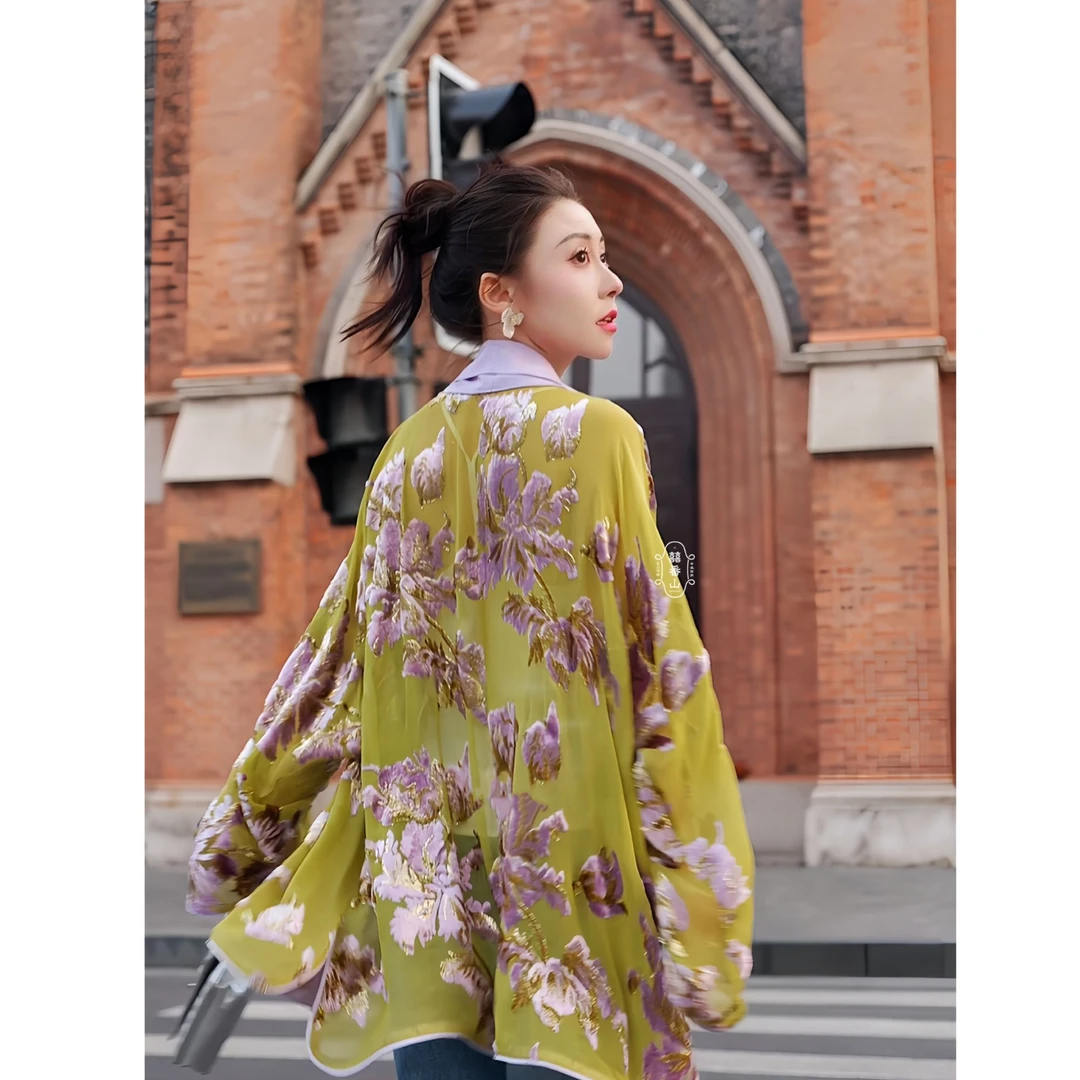 【囍番山·2025·夏季】浮生若梦·法式宫廷氛围感·飘逸女神开衫