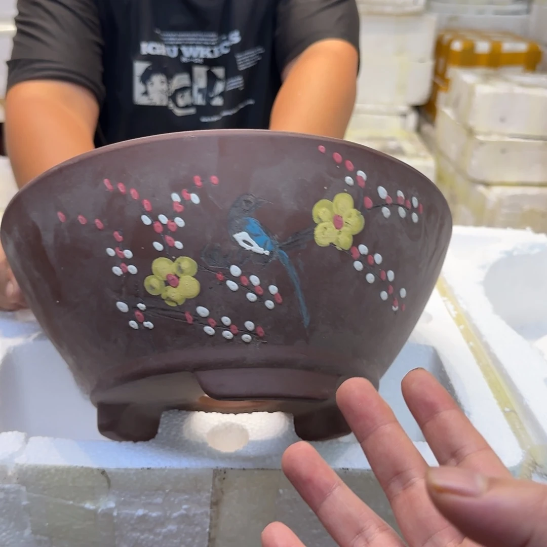 紫砂花盆口径30厘米