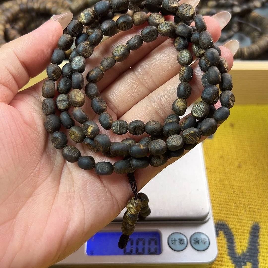 沉香沉香碎屑卡6留疤多圈沉水级19g