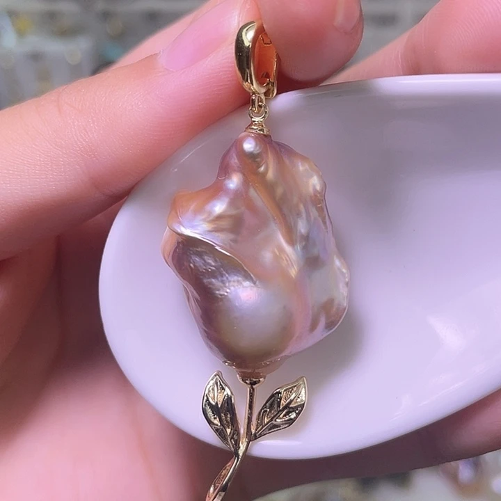 颈饰合金淡水珍珠09