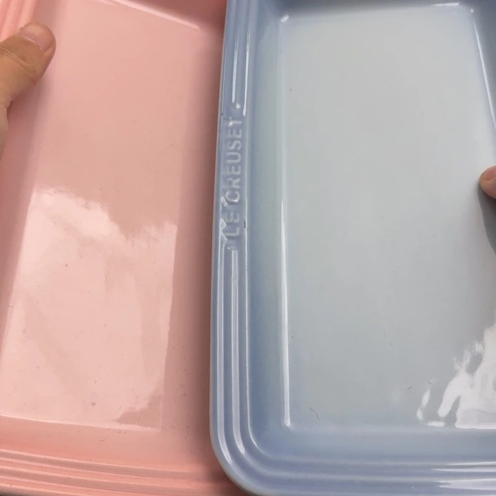 福利微瑕2个长鱼盘