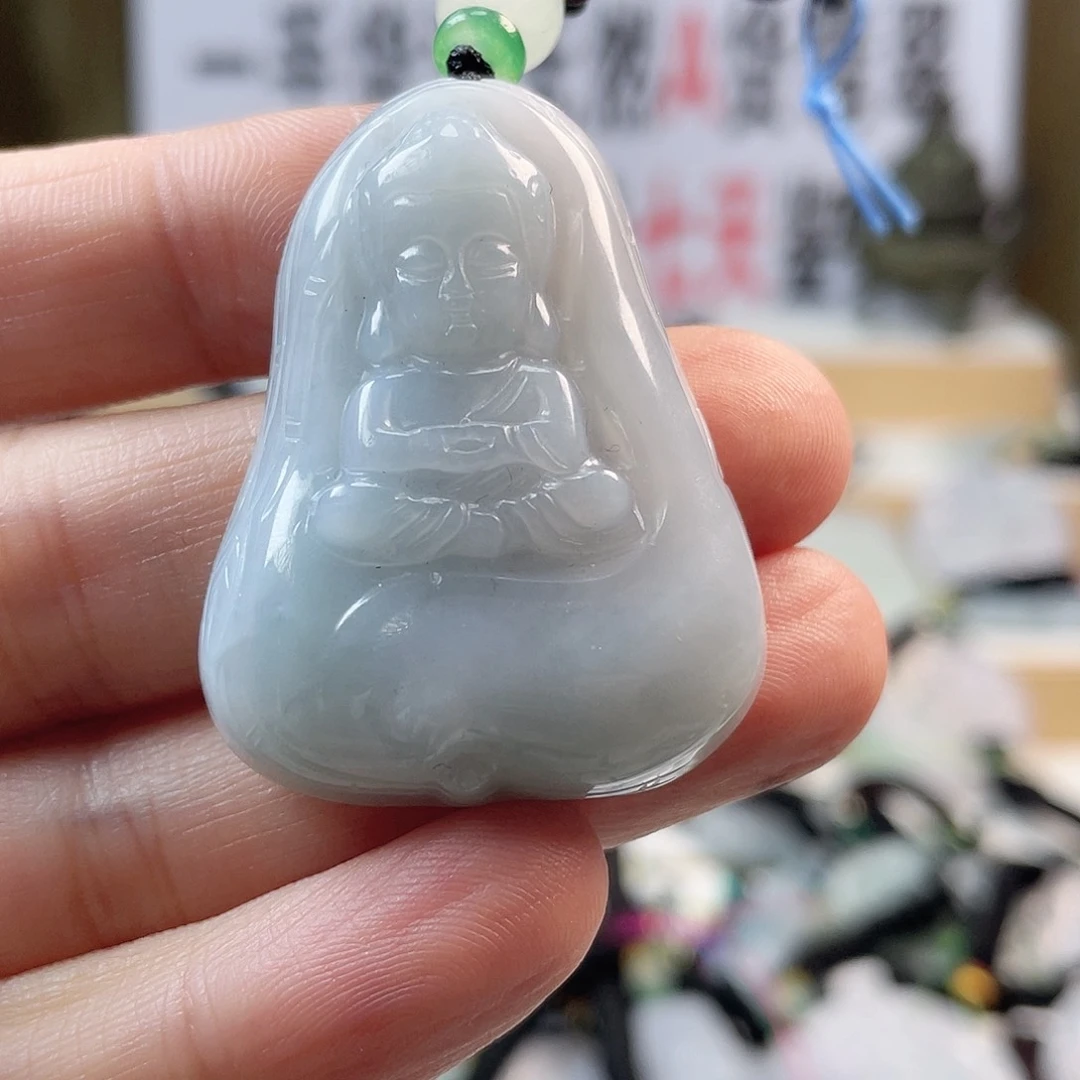 翡翠颈饰未镶嵌0473挂件