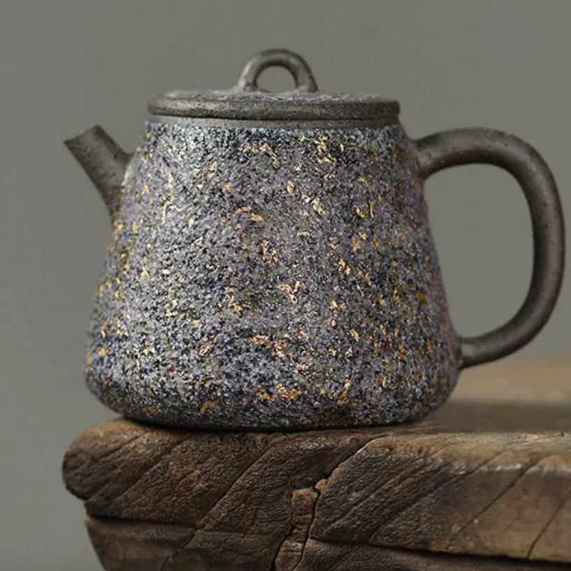 蓝金高款石瓢壶（250ml）（高越S0593）
