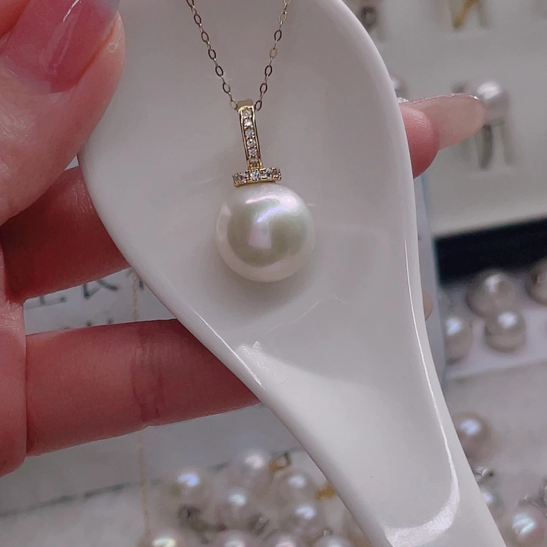 淡水珍珠未镶嵌吊坠(赠链)