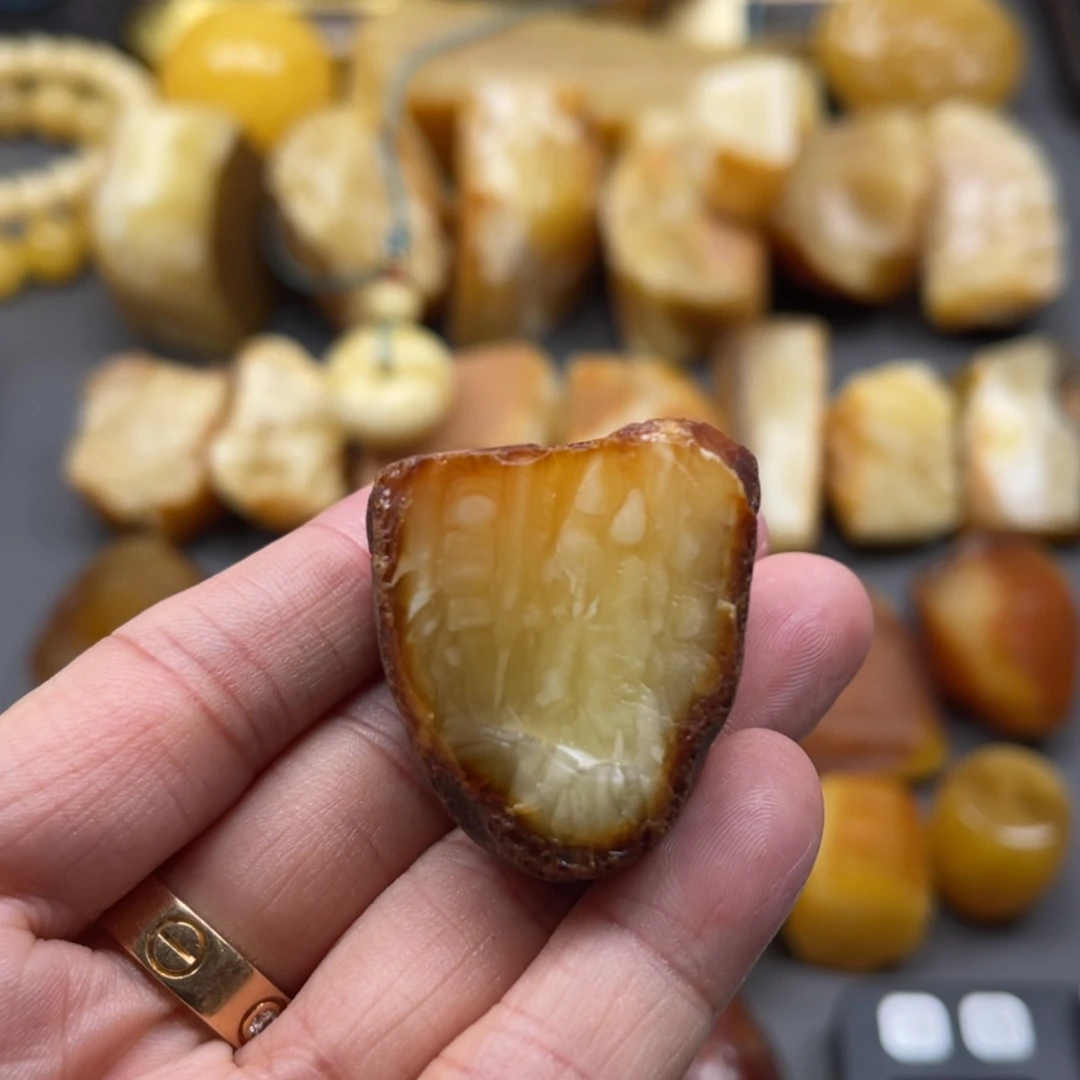 【闪购商品】未镶嵌定制琥珀天然琥珀蜜蜡原石定制y