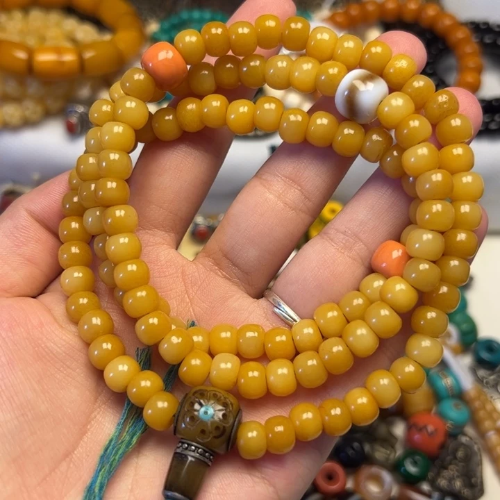 泥塑藏式风格搭配108