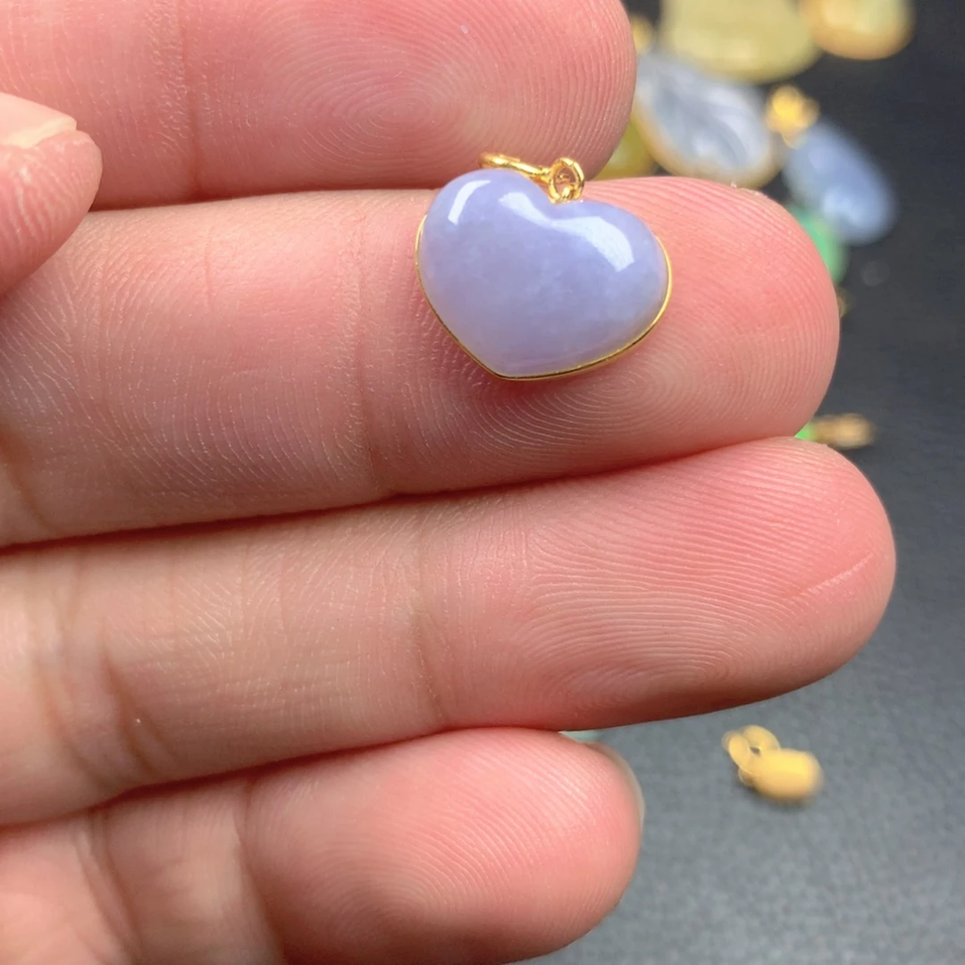 【闪购商品】颈饰18K金镶嵌翡翠翡翠