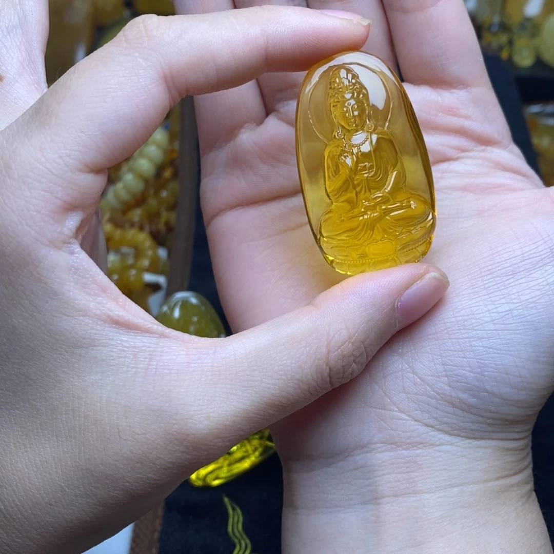 琥珀未镶嵌珠宝奇石