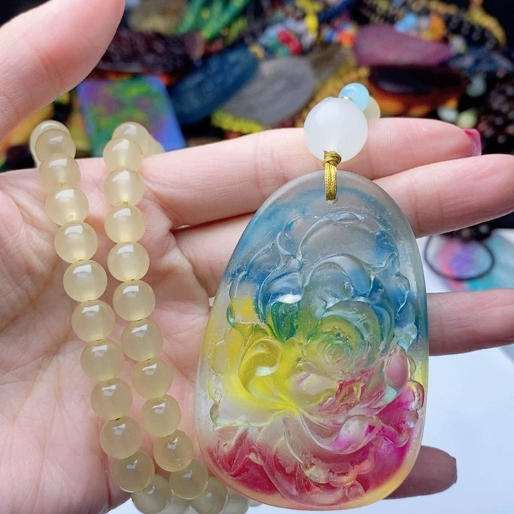 蜜蜡颈饰未镶嵌260套装