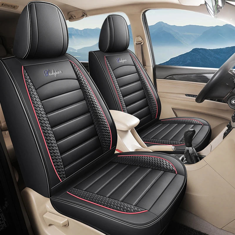 定制汽车座套皮革全皮全包专车专用七座定制全包四季通用透气坐垫