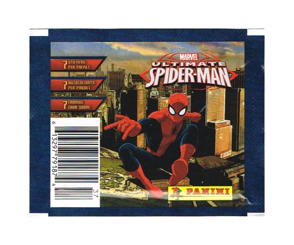 2014年Panini 帕尼尼 漫威 spiderman 蜘蛛侠卡收藏贴纸