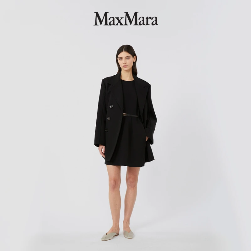 MaxMara 2025早秋新品女装收腰系带连衣裙6226065106