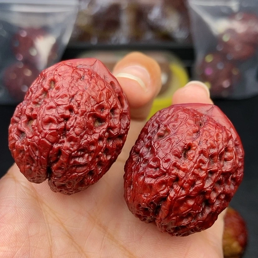【闪购商品】把件文玩核桃40尺金蟒元宝