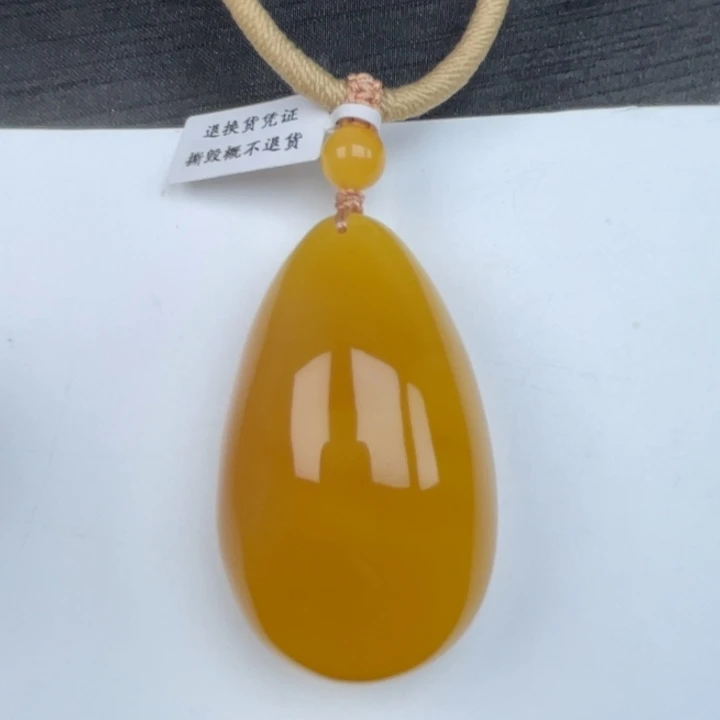 未镶嵌蜜蜡裸石蜜蜡吊坠