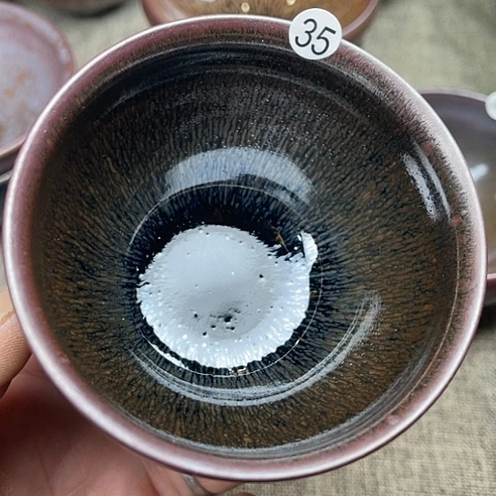 茶盏A****a龙窑柴烧风水缸8.5口径