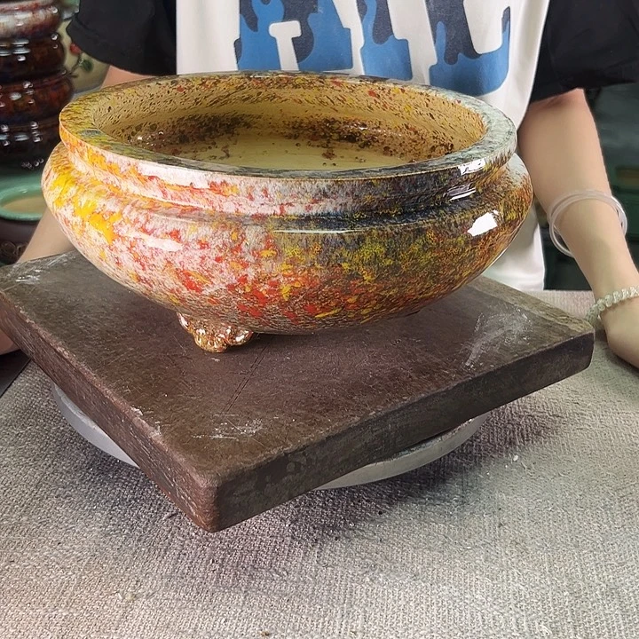 泳坤堂石湾盆陶瓷