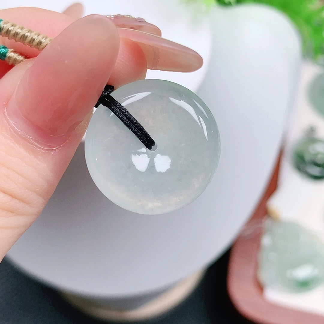 颈饰未镶嵌翡翠平安21.6-6