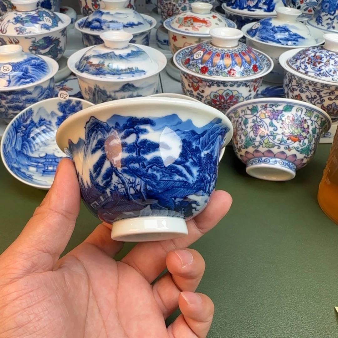 纯手工纯手绘茶具95