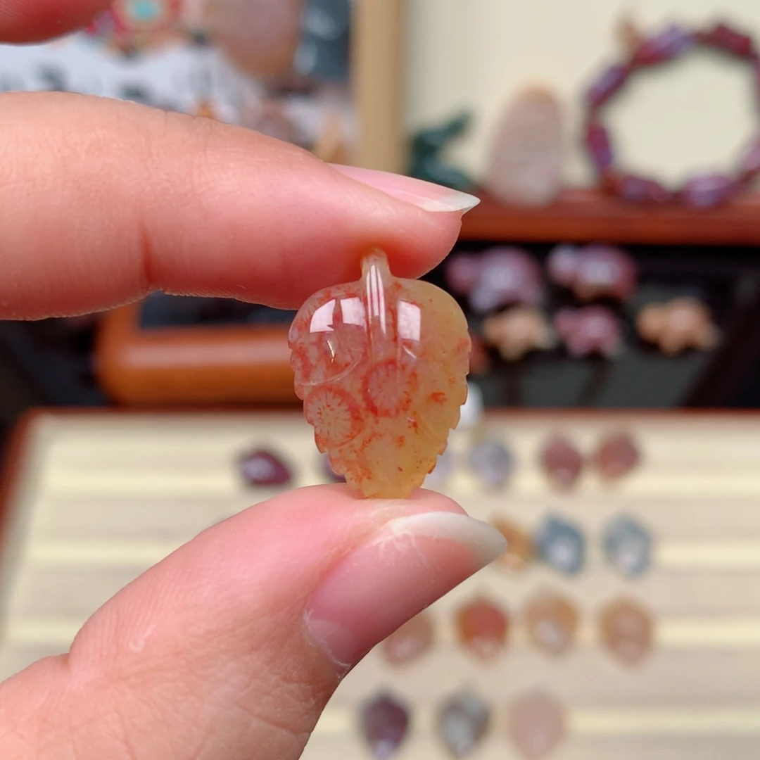 硅化玉未镶嵌颈饰