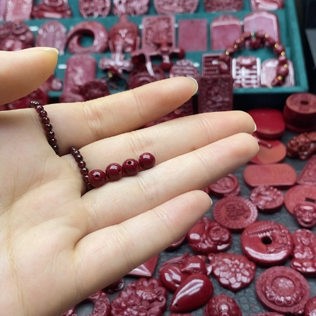 天然辰砂朱砂配件