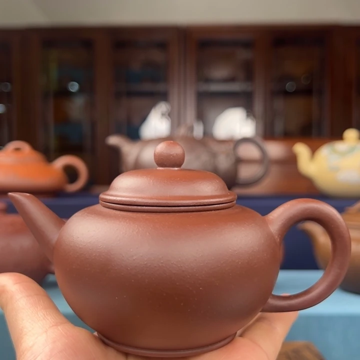 茶杯紫砂原矿紫泥水平壶