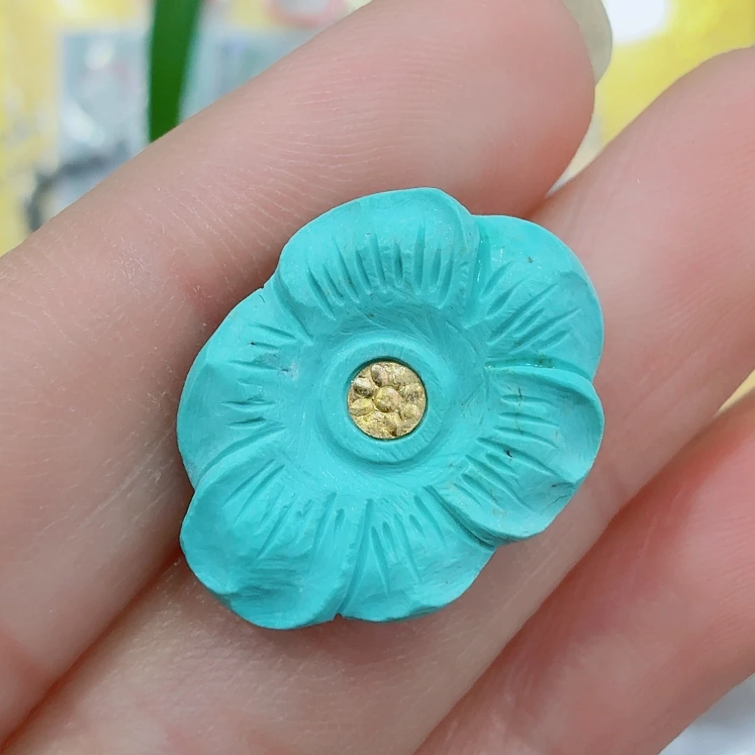 未镶嵌绿松石珠宝奇石