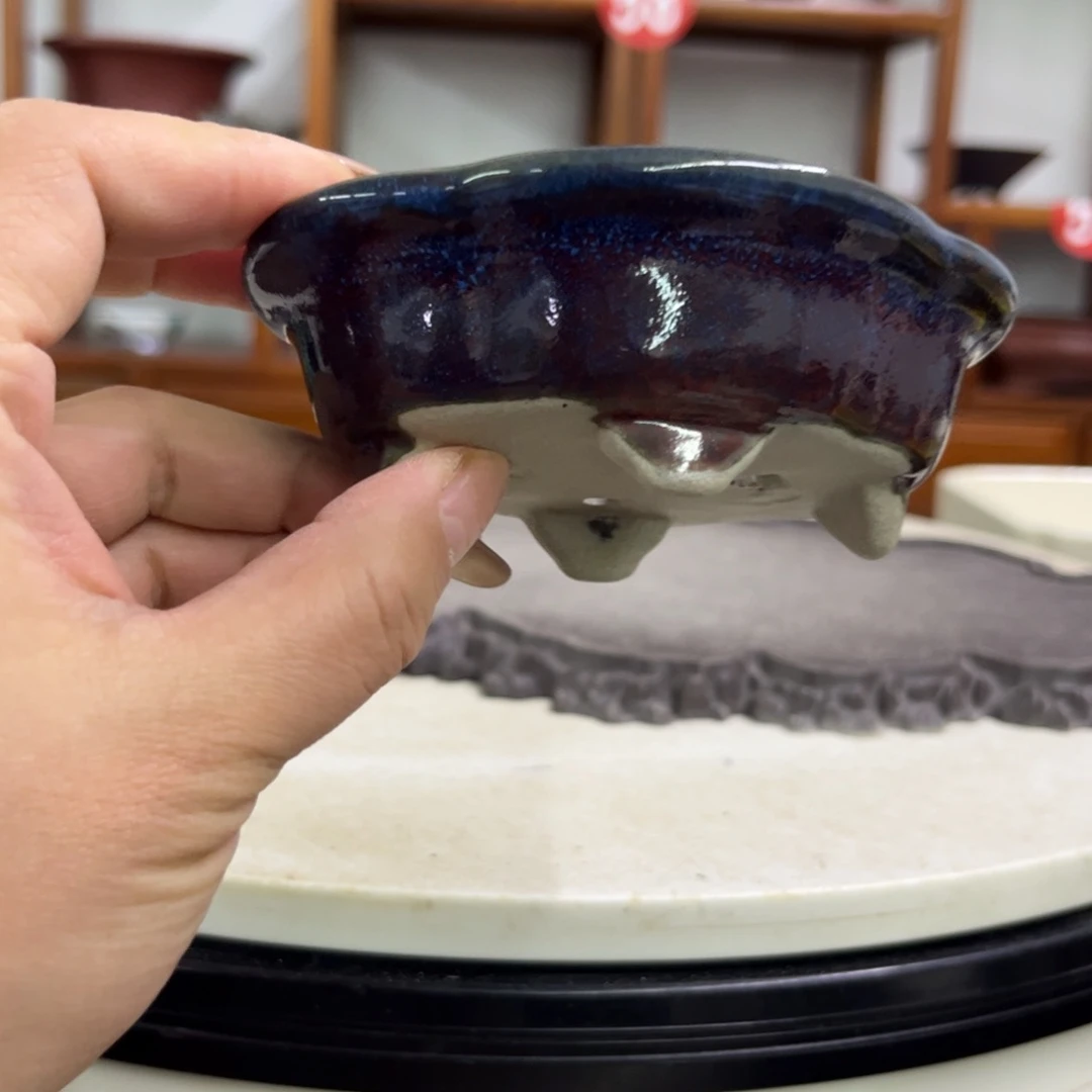 紫砂花盆瑕疵3.5-10.5-8。。。