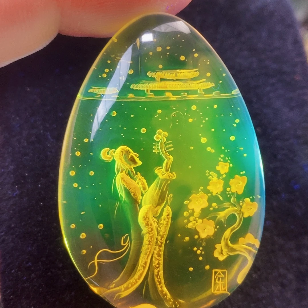 金珀未镶嵌吊坠(不含链)