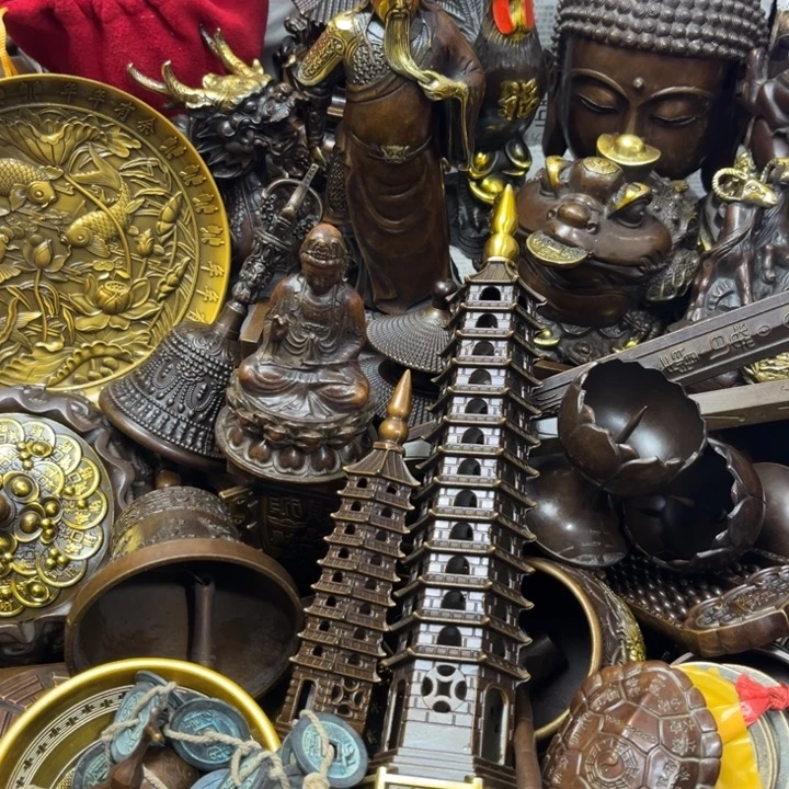 顺顺利利，铜器摆件