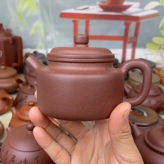 紫砂茶壶风釉150ccccccx羊角山紫泥