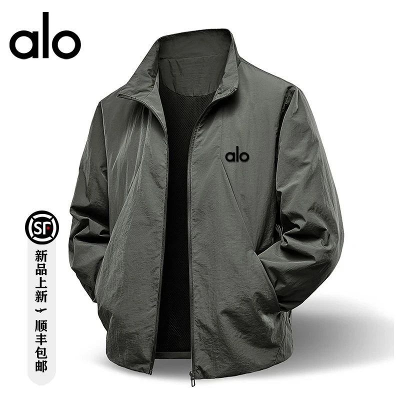 美国ALO WOLFO官方旗舰秋季工装防水户外休闲立领开衫夹克男