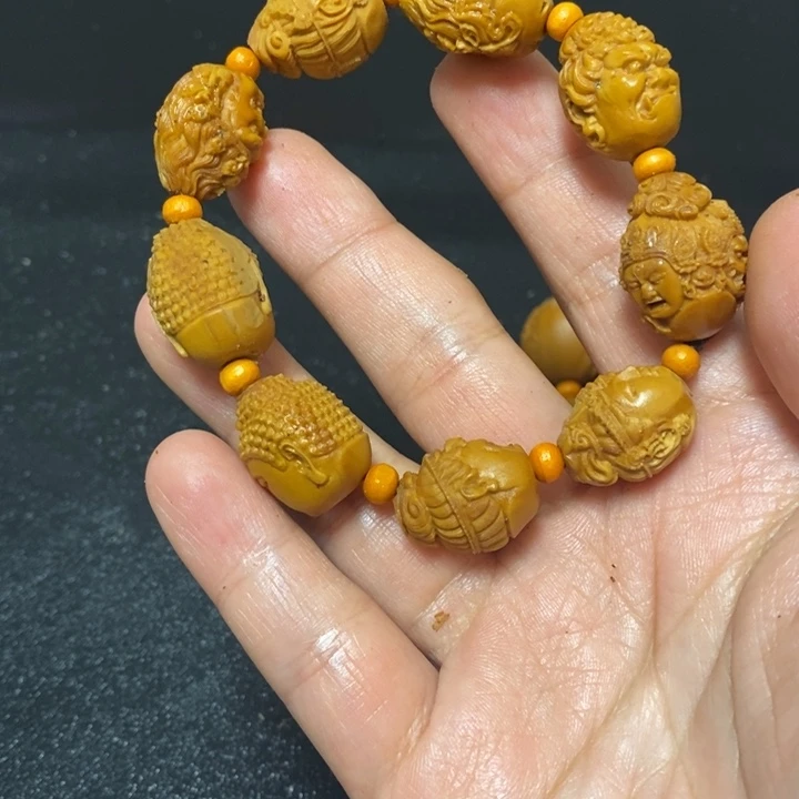 用***8橄榄核手串/手链橄榄微瑕小万佛