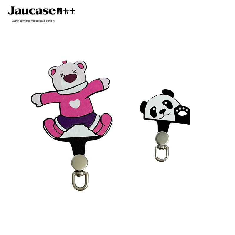 Jaucase爵卡士丨原创卡通小熊手机壳挂绳垫片
