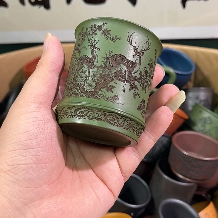 茶杯紫砂全手工紫砂主人杯