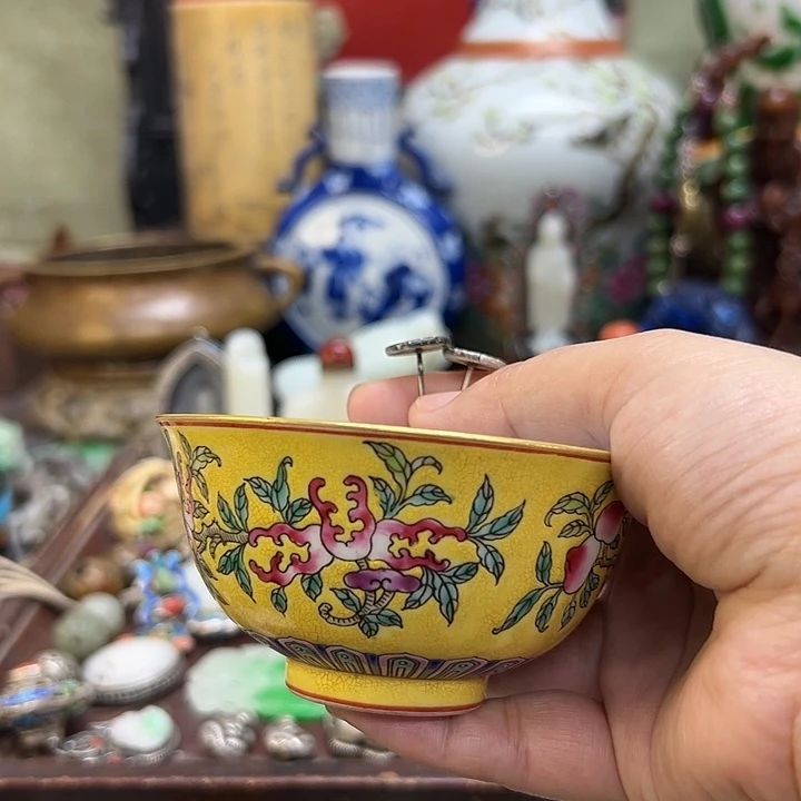 摆件半**过瓷杯！紫砂壶