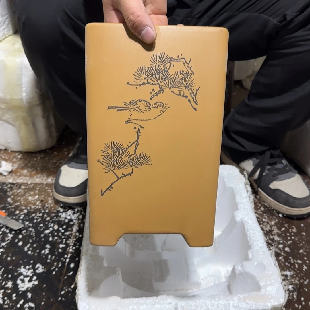 紫砂花盆口径18.26口径