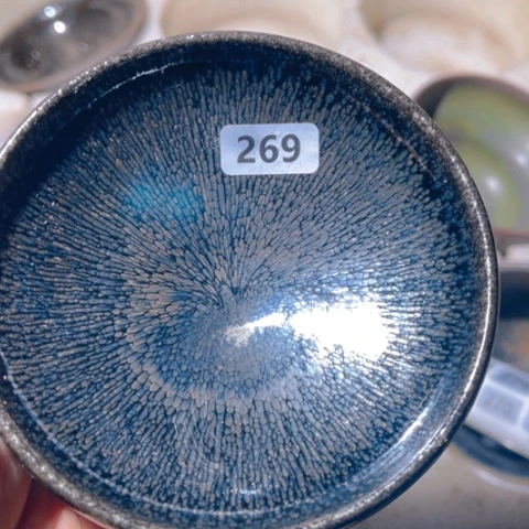 茶盏原矿原釉柴烧建盏