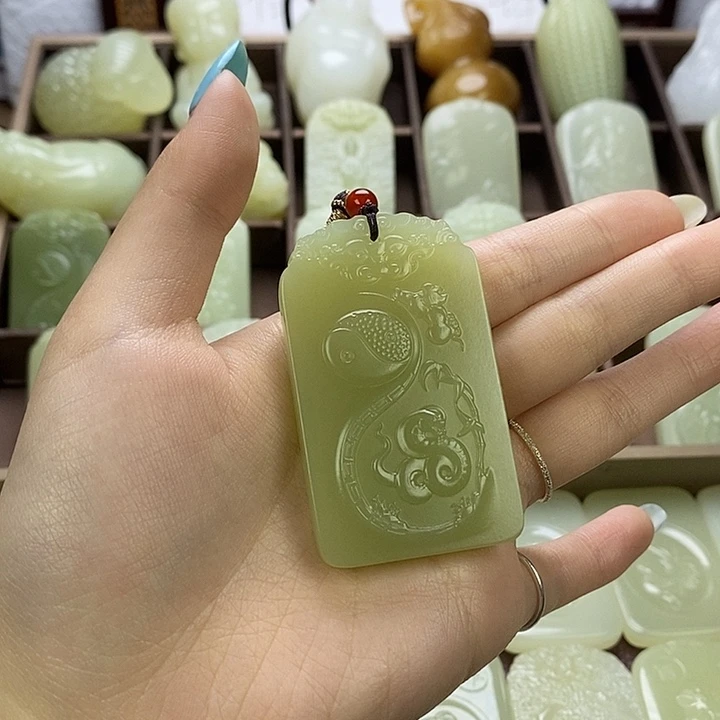 昆仑石双面守护蛇