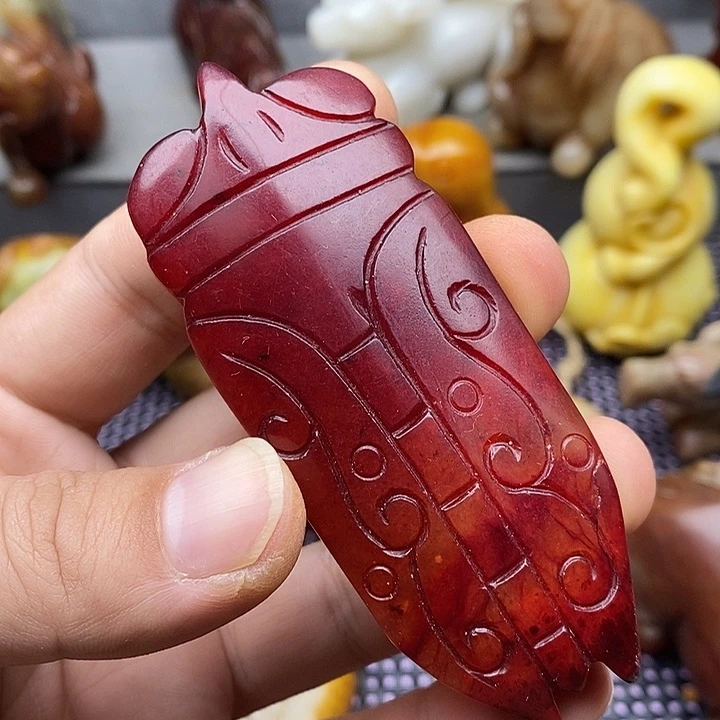 未镶嵌蛇纹石玉颈饰