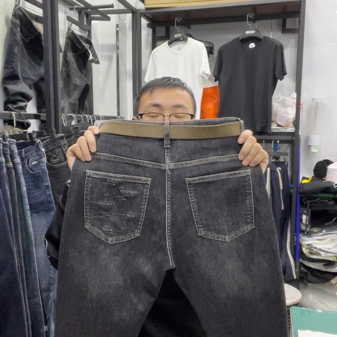 唐***糖32码68531黑牛仔裤