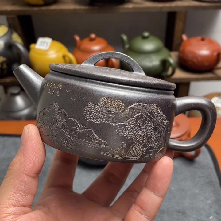 茶壶紫砂紫砂微瑕