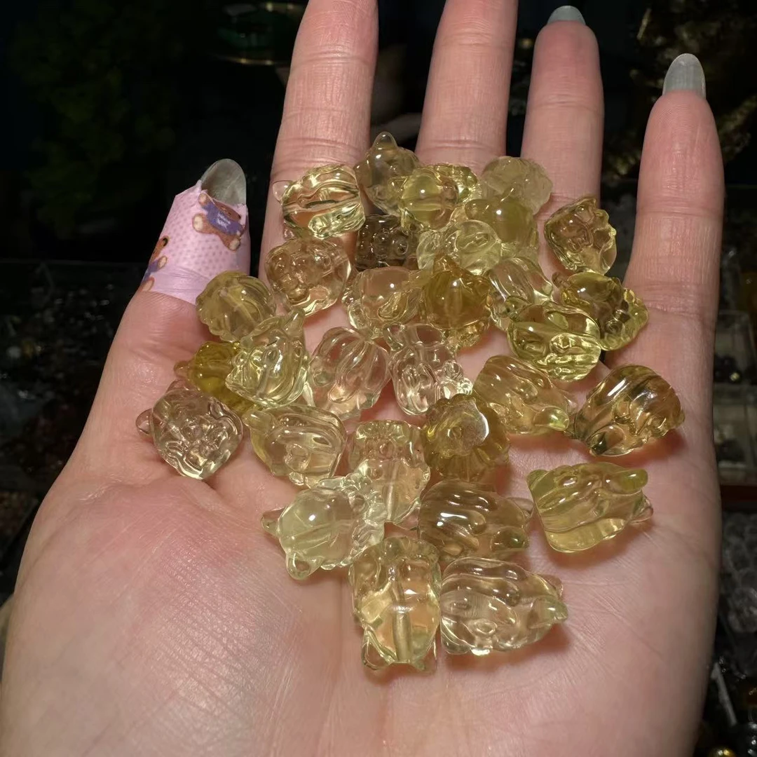 黄水晶凤九一个卡11.5*13.5