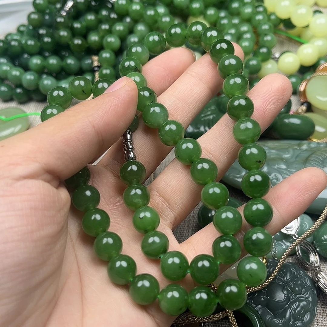 和田玉（碧玉）未镶嵌手串