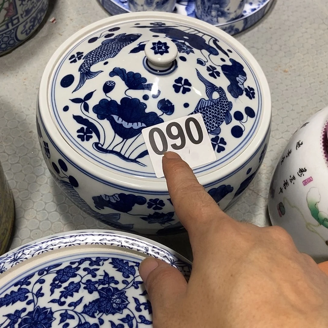 瓷片景德镇陶瓷罐090