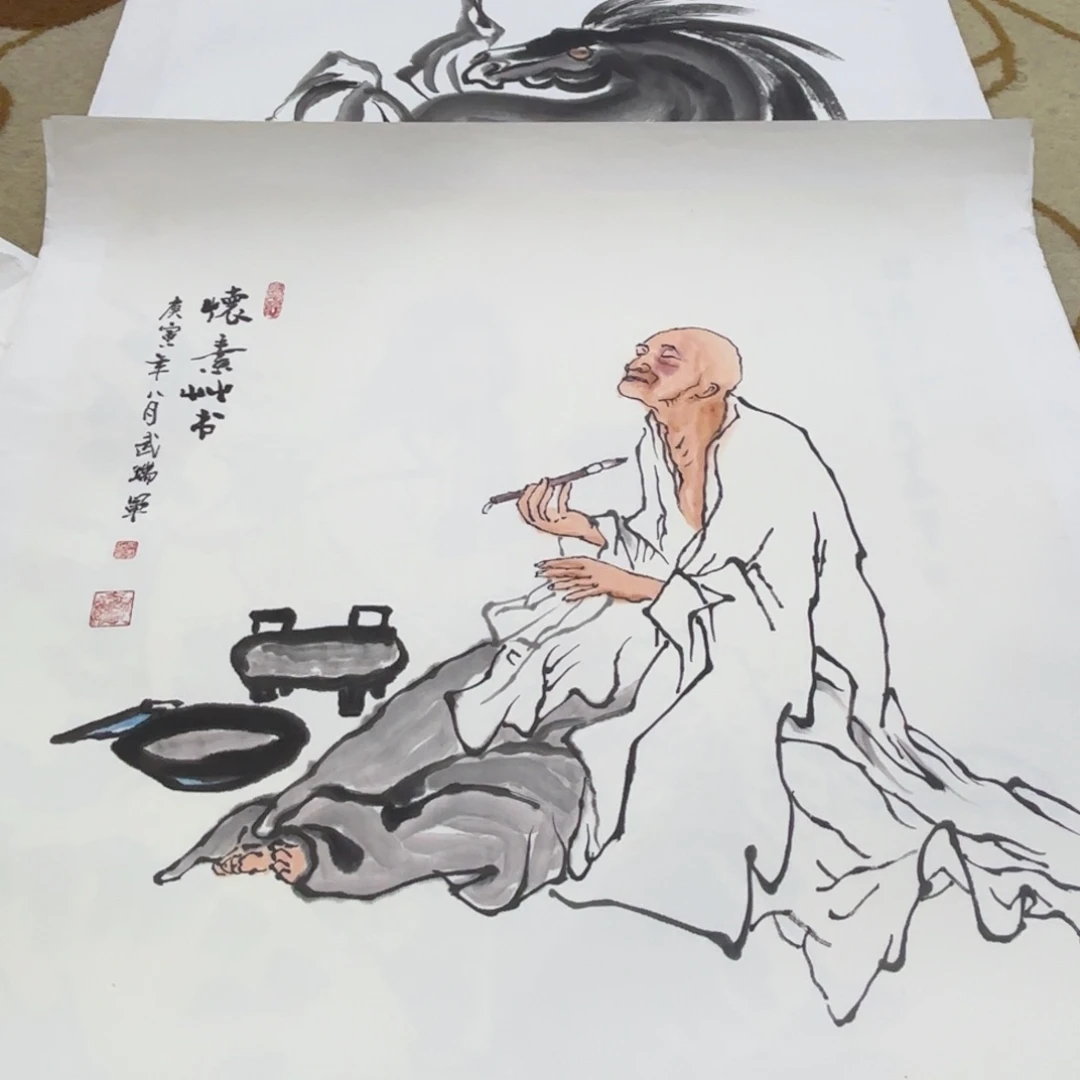 国画国画老师作品刘