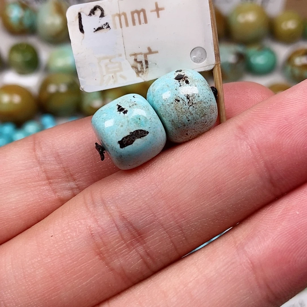 未镶嵌绿松石珠宝半成品