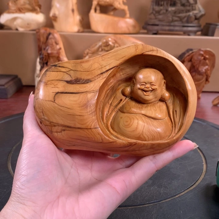 柏木（崖柏）根雕摆件