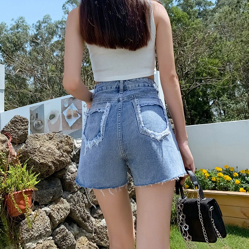 【布丁】牛仔短裤 1