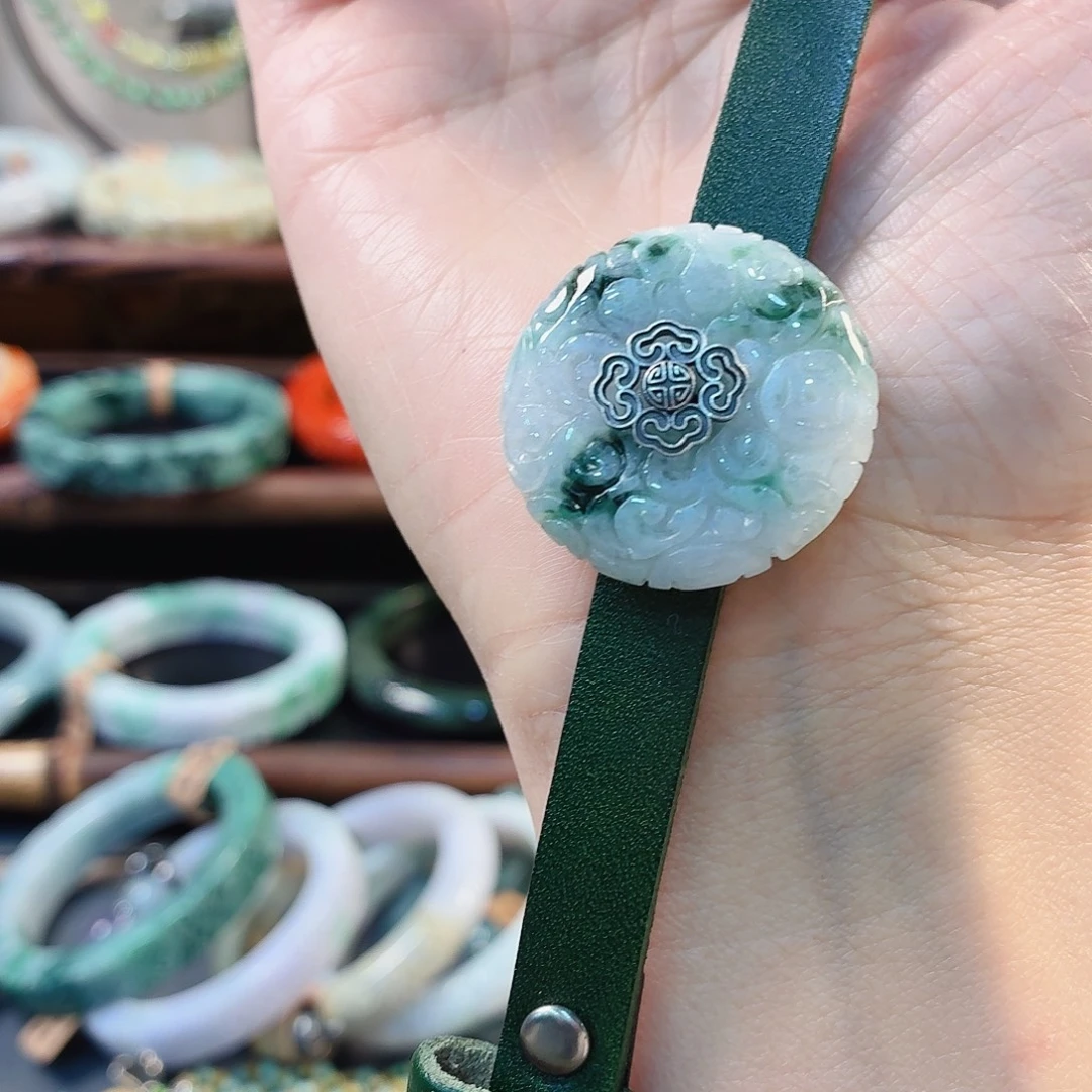 翡翠未镶嵌手链手串