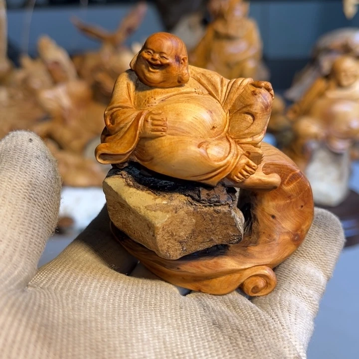 柏木（崖柏）根雕工艺摆件崖柏
